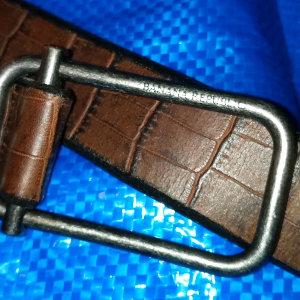 Banana Republic Mens Genuine Leather Belt, size 36